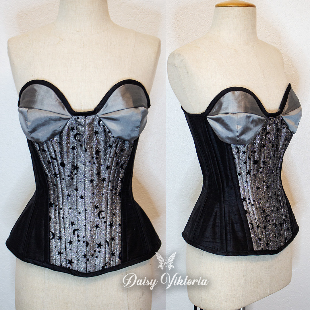Silver Moon Corset with Cups
