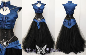 elf corset ballgown