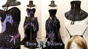dragon corset gown