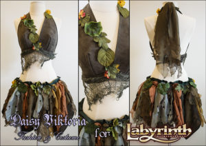 earth elemental elf dryad costume