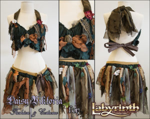 earth elemental elf dryad costume