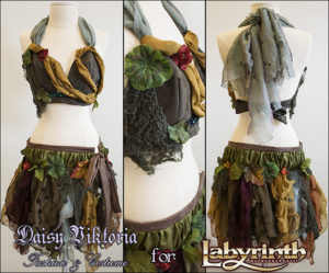 earth elemental elf dryad costume