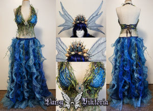 light up mermaid faerie gown