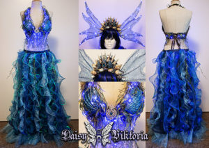 light up mermaid faerie gown