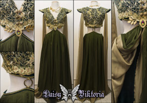 green Margaery dress gown