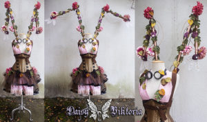 steampunk faerie corset and wings