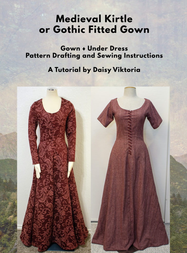 medieval-dress-kirtle-cotehardie-gothic-fitted-gown-14th-century-sca-garb-pdf-tutorial