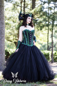 hela fantasy gothic ballgown cosplay