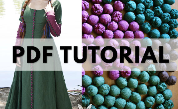 medieval middle ages costume button tutorial
