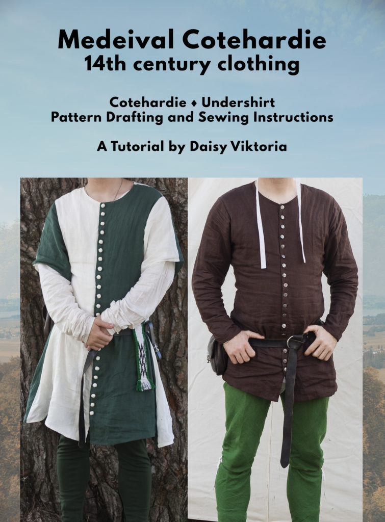 Medieval Cotehardie For Men - 14th Century Male SCA Garb - PDF Tutorial ...