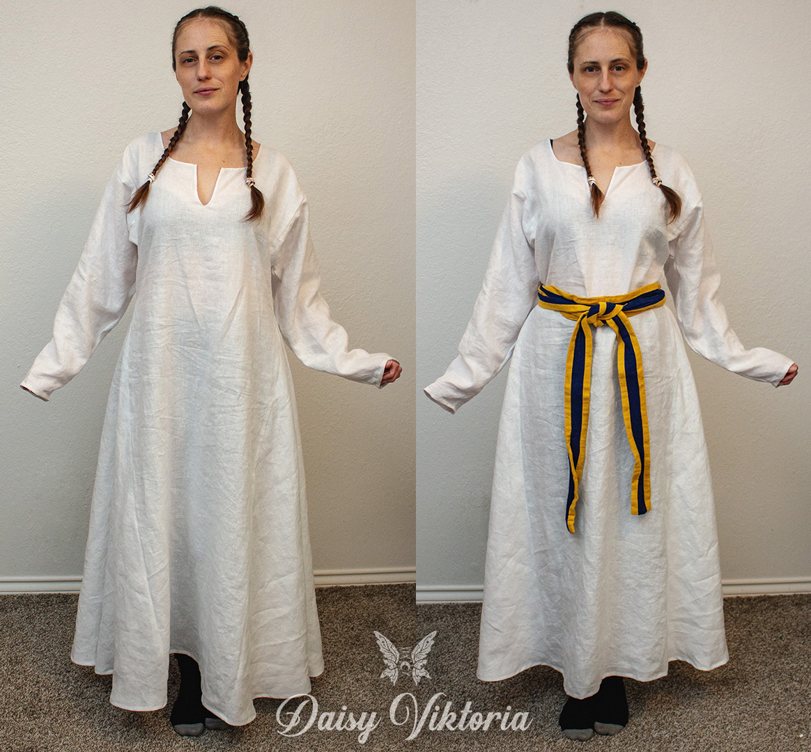 Medieval or Viking Dress T-Tunic or Under Tunic PDF Tutorial - SCA