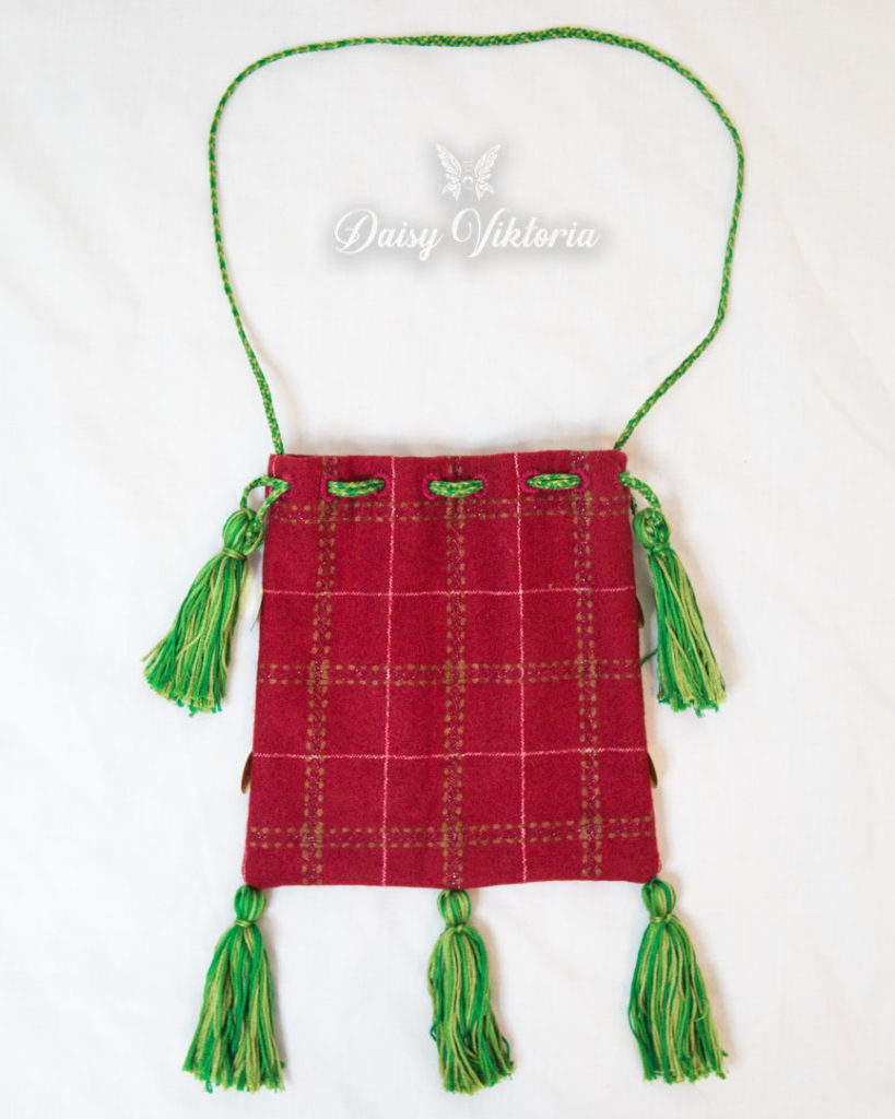 Medieval Purse or Belt Pouch PDF Pattern 14th & 15th century costume