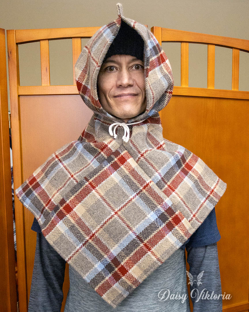 Medieval / Viking Skjoldehamn Hood PDF Pattern and Tutorial – Larp, Reenactment, Cosplay, Fantasy Costume XXS-XL - Image 5