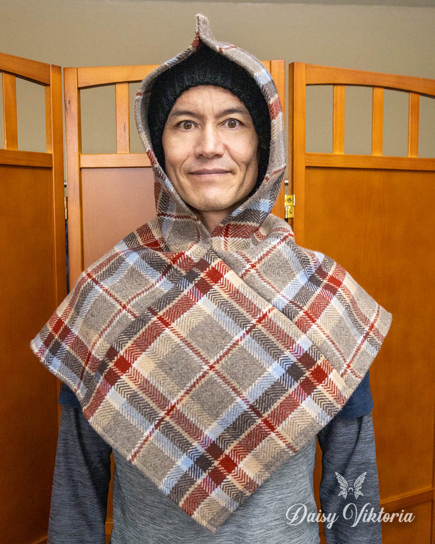 Medieval / Viking Skjoldehamn Hood PDF Pattern and Tutorial – Larp, Reenactment, Cosplay, Fantasy Costume XXS-XL - Image 7