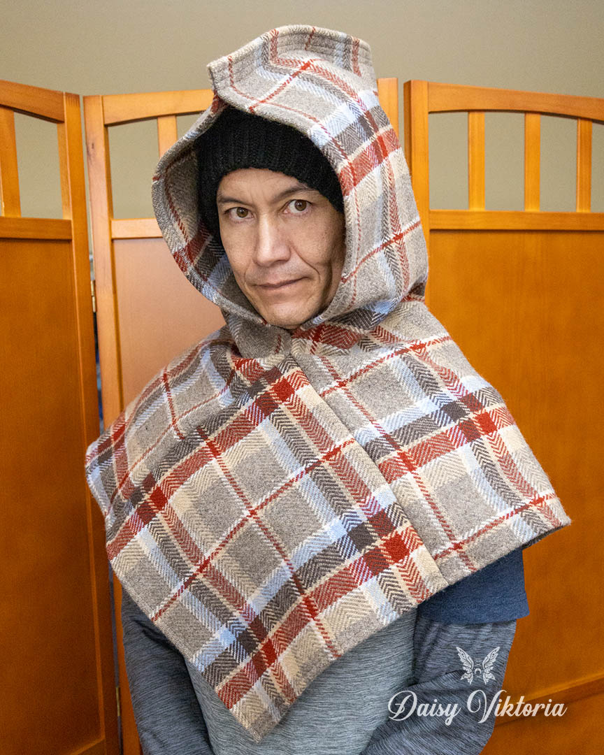 Medieval / Viking Skjoldehamn Hood PDF Pattern and Tutorial – Larp, Reenactment, Cosplay, Fantasy Costume XXS-XL - Image 3